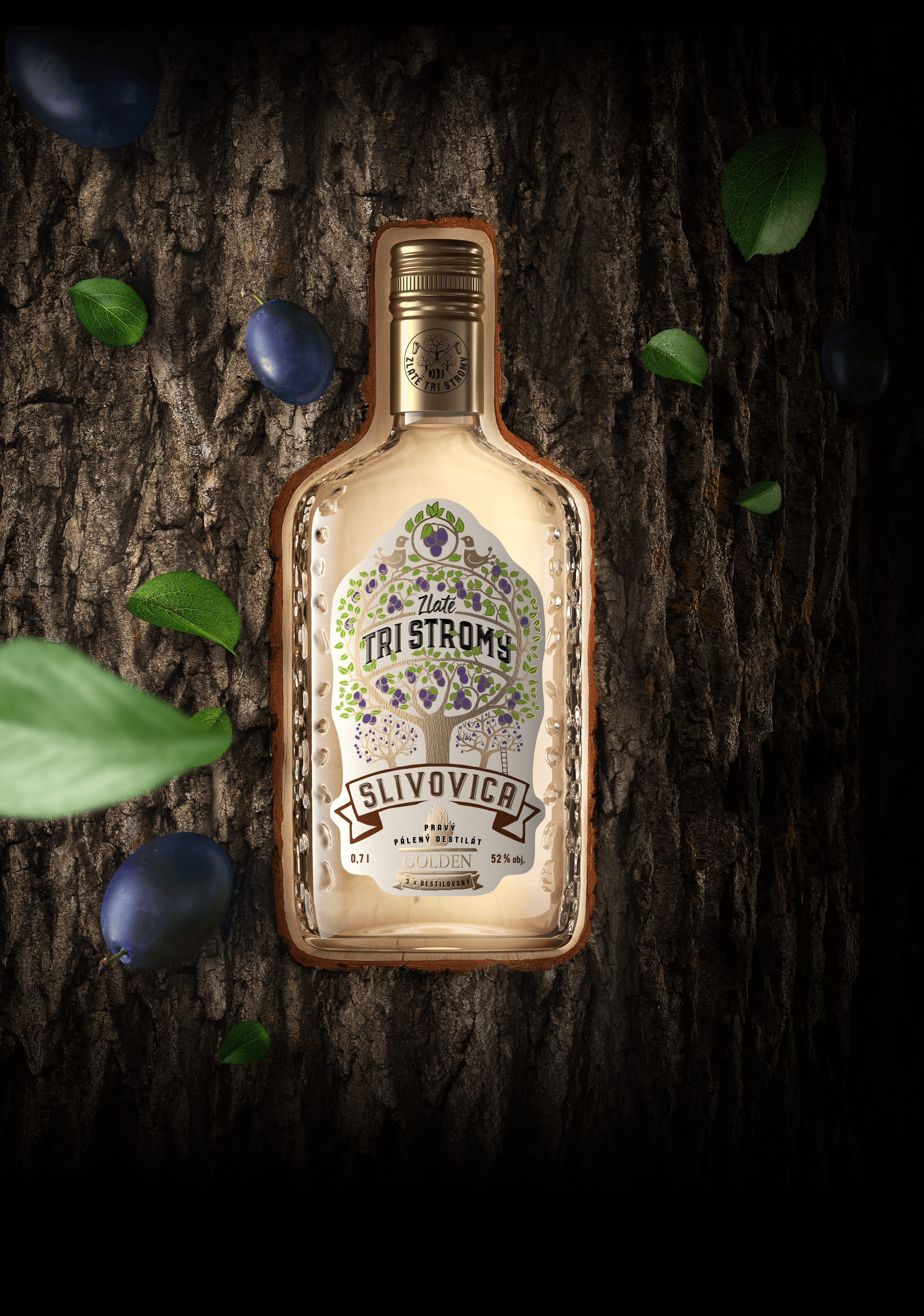 Slivovica Zlaté Tri stromy