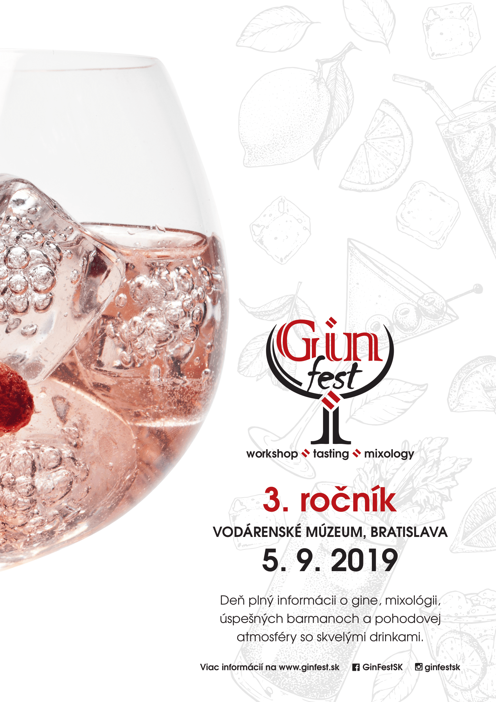Gin Fest 2019 pre priateľov dobrého ginu!
